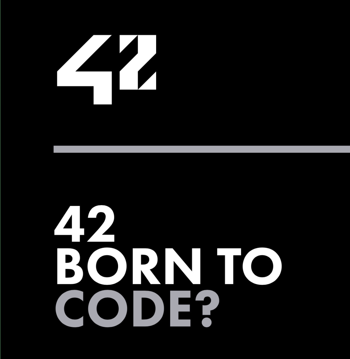 42 born to code?